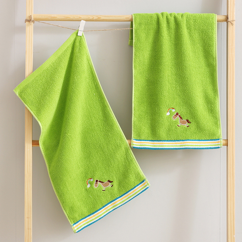 Милые хлопковые мультипликации, дети, густое впитываемое полотенце детское лицо для мытья полотенца для животных Домашние полотенца