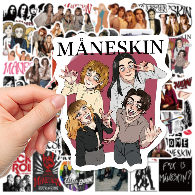 50 шт. Италия рок -группа Maneskin Sticker