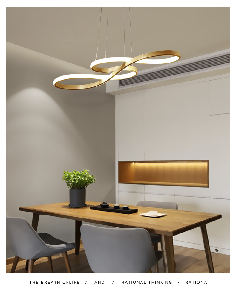 LED-Pendelleuchten, Musiknote, Minimalismus, DIY, zum Aufhängen, modern, für Esszimmer, Bar, Hängeleuchte, Pendelleuchte, Beleuchtungskörper