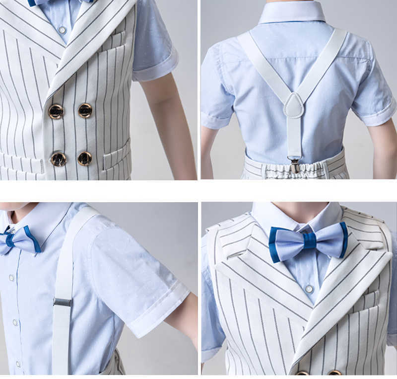 Clothing Sets Flower Boys Wedding Formal Suit Baby boys school uniform Kids Ceremony Piano Dance Come Teenagers tuxedos Dress Clothing Set