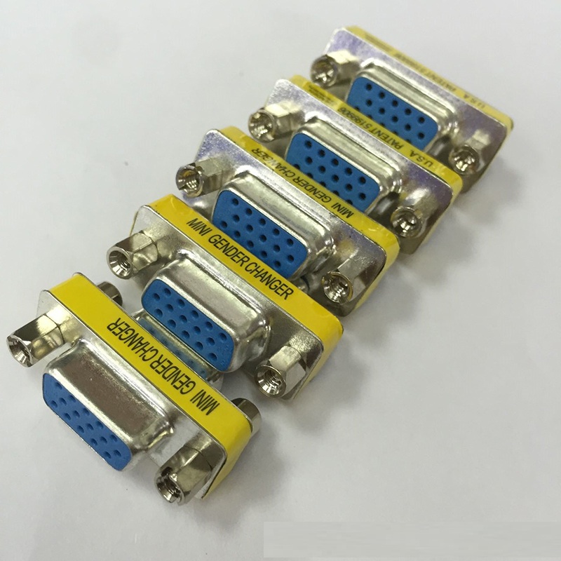 DB9/DB15 MINI Gender Changer Adapter RS232 Com D-Sub auf männlich weiblich VGA-Stecker 9 15-polig