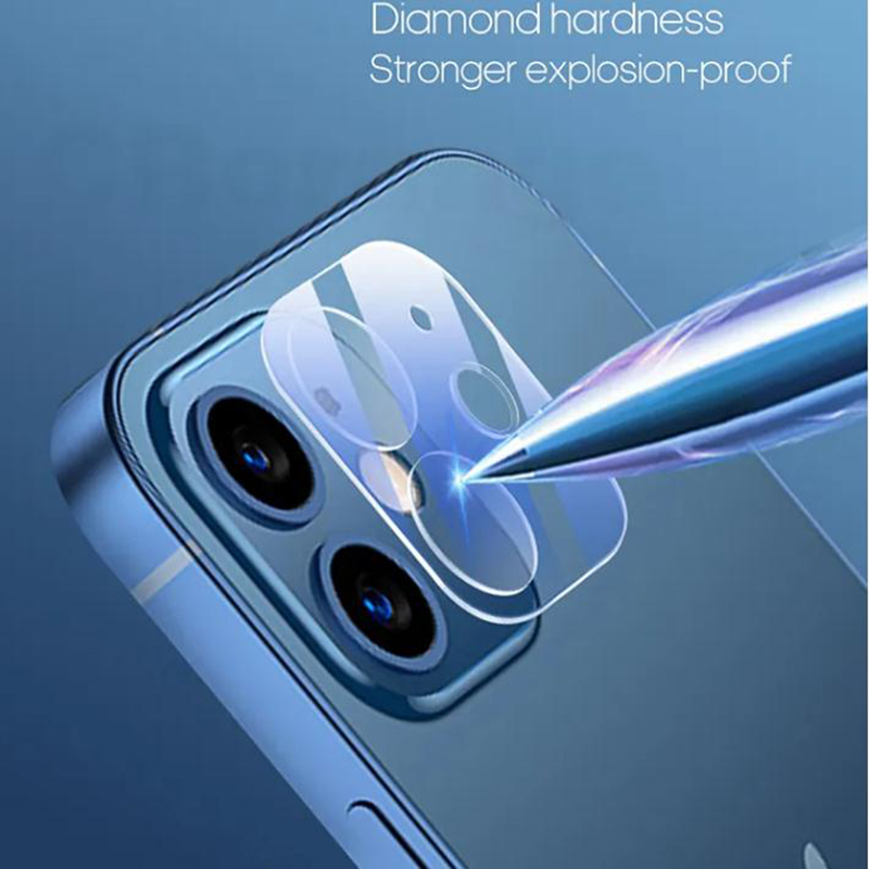 Protecteur d'écran d'objectif de caméra arrière en verre trempé 3D HD transparent résistant aux rayures pour iPhone 14 13 12 11 Pro Max Samsung S23 S22 S21 Ultra avec emballage aléatoire