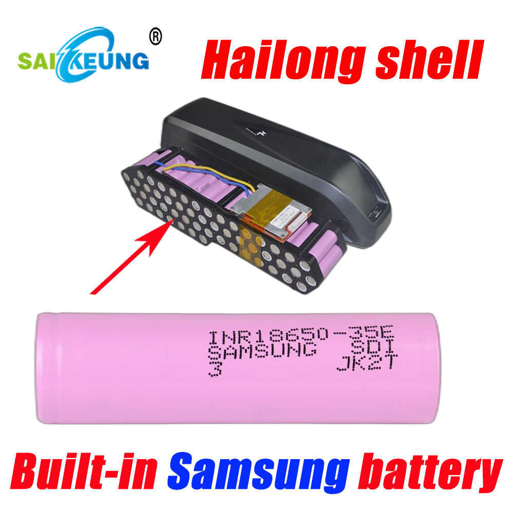 Hailong Shell 30A BMS 500W 1000W 2000W Bisiklet Pil Samsung Lityum Pil Paketi 52V 20/25/30/50AH Elektrikli Araç Pil