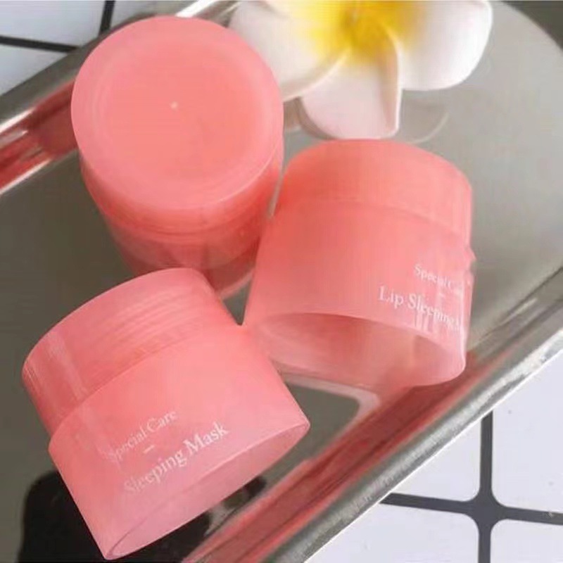 Koreansk märke Special Care Lip Balm Sleeping Mask Lipstick Fuktade läppar Kosmetik Natural Cream Nourish Protect Lip Care Makeup 3G