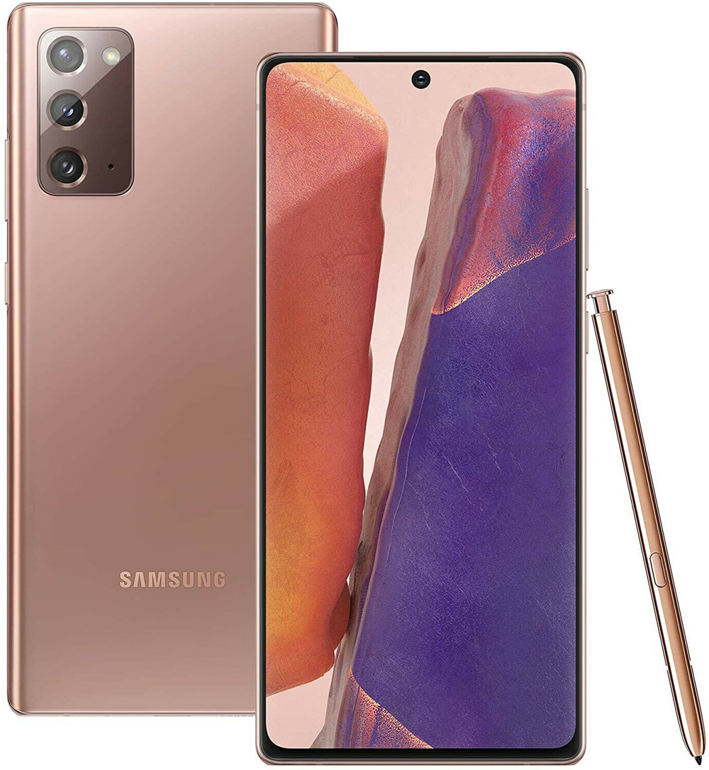 Samsung Galaxy Note20 Note 20 5G N981U1 6.7 8 Go de RAM 128 Go de ROM Octa Core Snapdragon 865plus NFC Téléphone portable débloqué d'origine gratuit EXPRESS