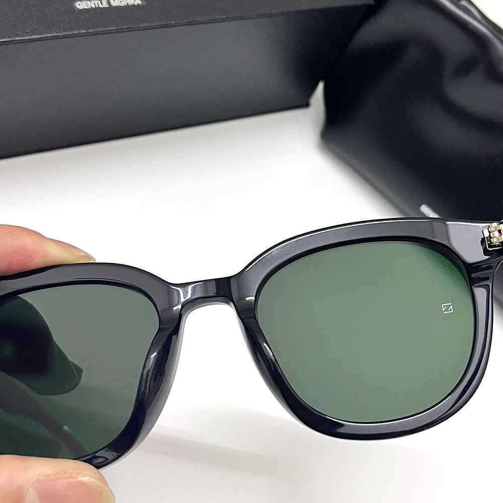 نظارة شمسية كوريا جنرال موتورز العلامة التجارية خمر النمط اللطيف Lang نظارات شمسية للنساء الصغيرة للنساء الرجال لانغ الأسيتات المستقطبة UV400 Monster G221215