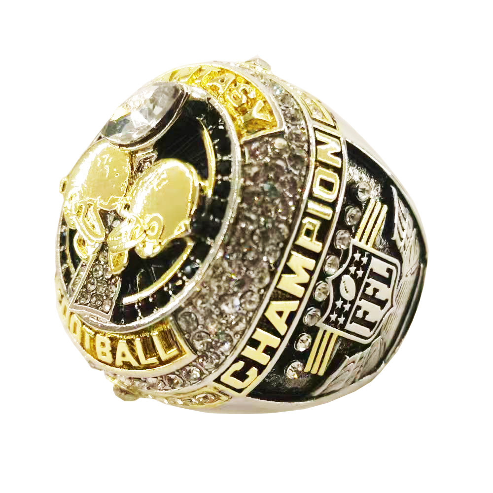 Fantasy Football Championship Ring med Stand Full Size 8-14 Drop 259n