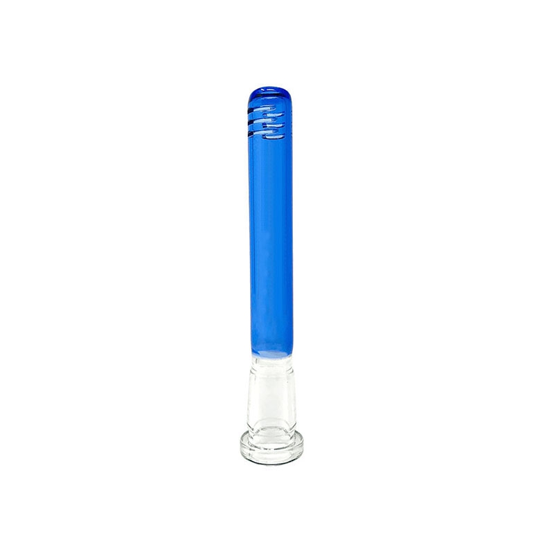 Senaste coola f￤rgglada Pyrex Glass Handgjorda r￶kning Bong Down Stam Portable 14mm Female 18mm Man Filter Bowl Container Waterpipe Hookah Holder Downstem DHL