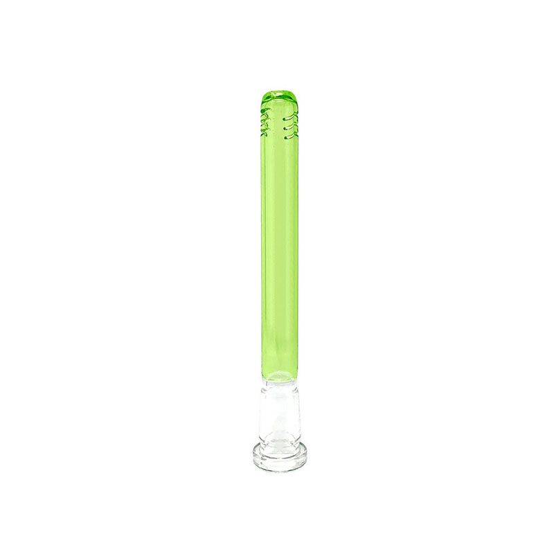 Senaste coola f￤rgglada Pyrex Glass Handgjorda r￶kning Bong Down Stam Portable 14mm Female 18mm Man Filter Bowl Container Waterpipe Hookah Holder Downstem DHL