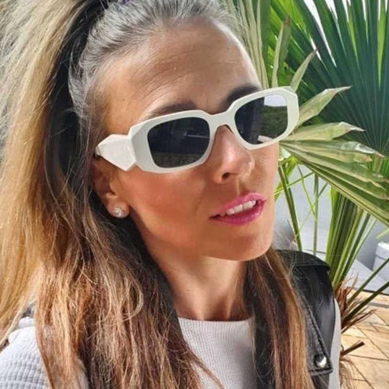 Sunglasses Small Polygon Rectangle Women Sunglasses Fashion Retro Brand Designer Square Sun Glasses Men Classic White Glasses Shades UV400 G221215