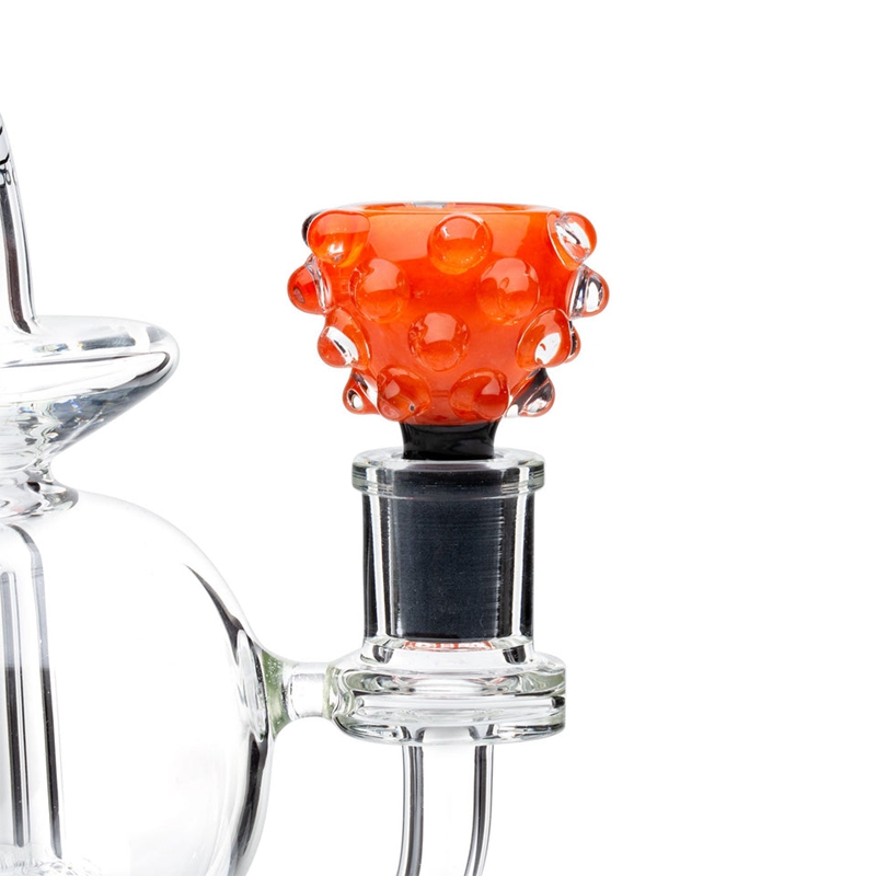 Nieuwste kleurrijke bonghaakhaakglas niet-slip bubbelstijl 14 mm 18 mm mannelijk gewricht vervangen filter kommen kruid tabakolie waterpijp downstem houder kom dhl