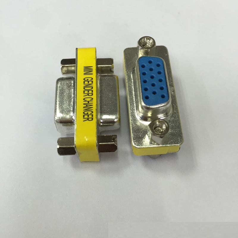 DB9/DB15 MINI Gender Changer Adapter RS232 Com D-Sub auf männlich weiblich VGA-Stecker 9 15-polig