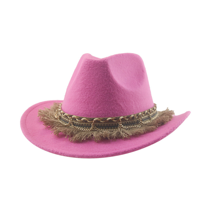 Cowboy hoed cowboy western cowgirl fedoras hoeden voor vrouwen casual vintage panama mannelijke hoed winter herfst jazz caps sombrero hombre