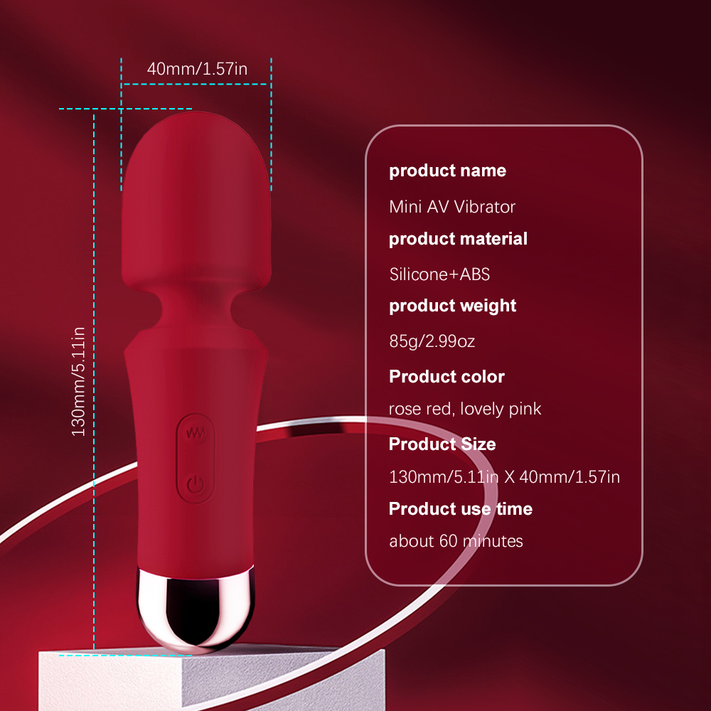 Mini vibratore av g-spot magic wand stimolatore clitorideo_voghion.com