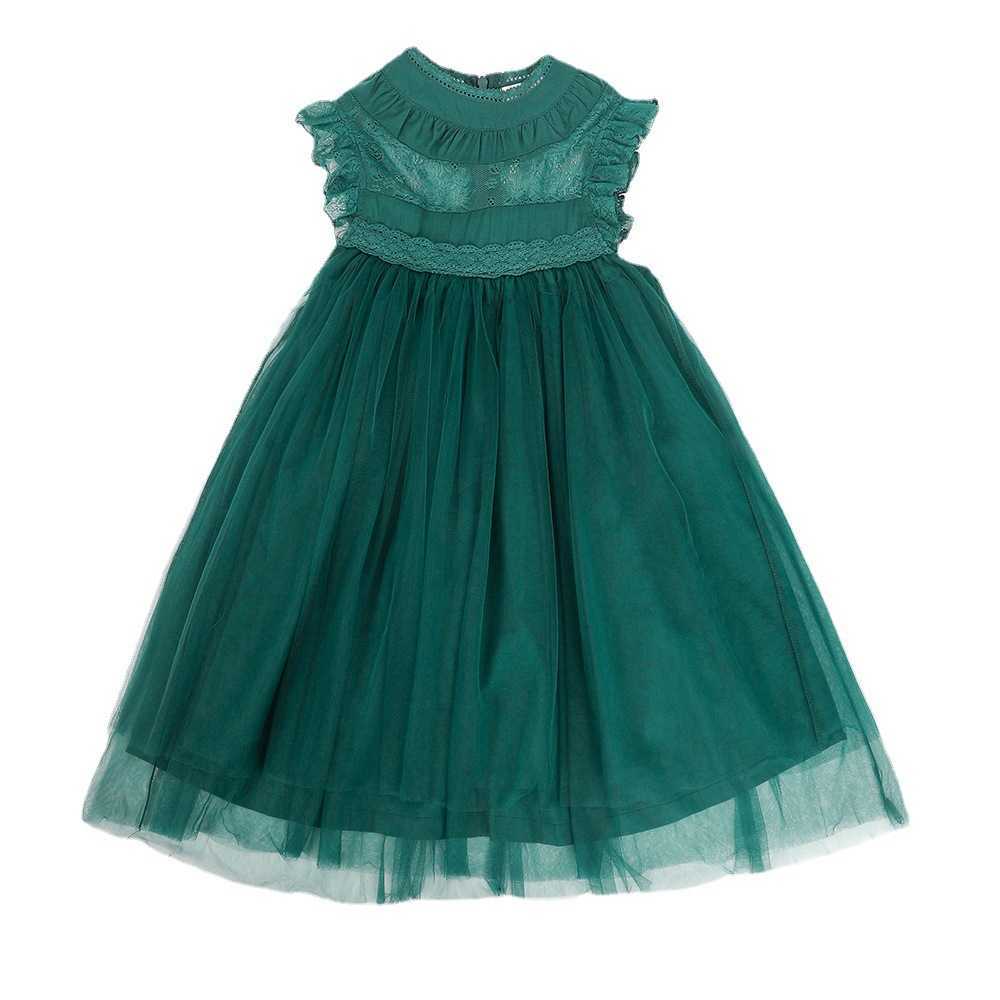 Vestidos da menina novos vestidos da menina de flor de casamento para crianças vestido de princesa sem mangas verão festa de aniversário concurso crianças roupas 2 a 8 anos