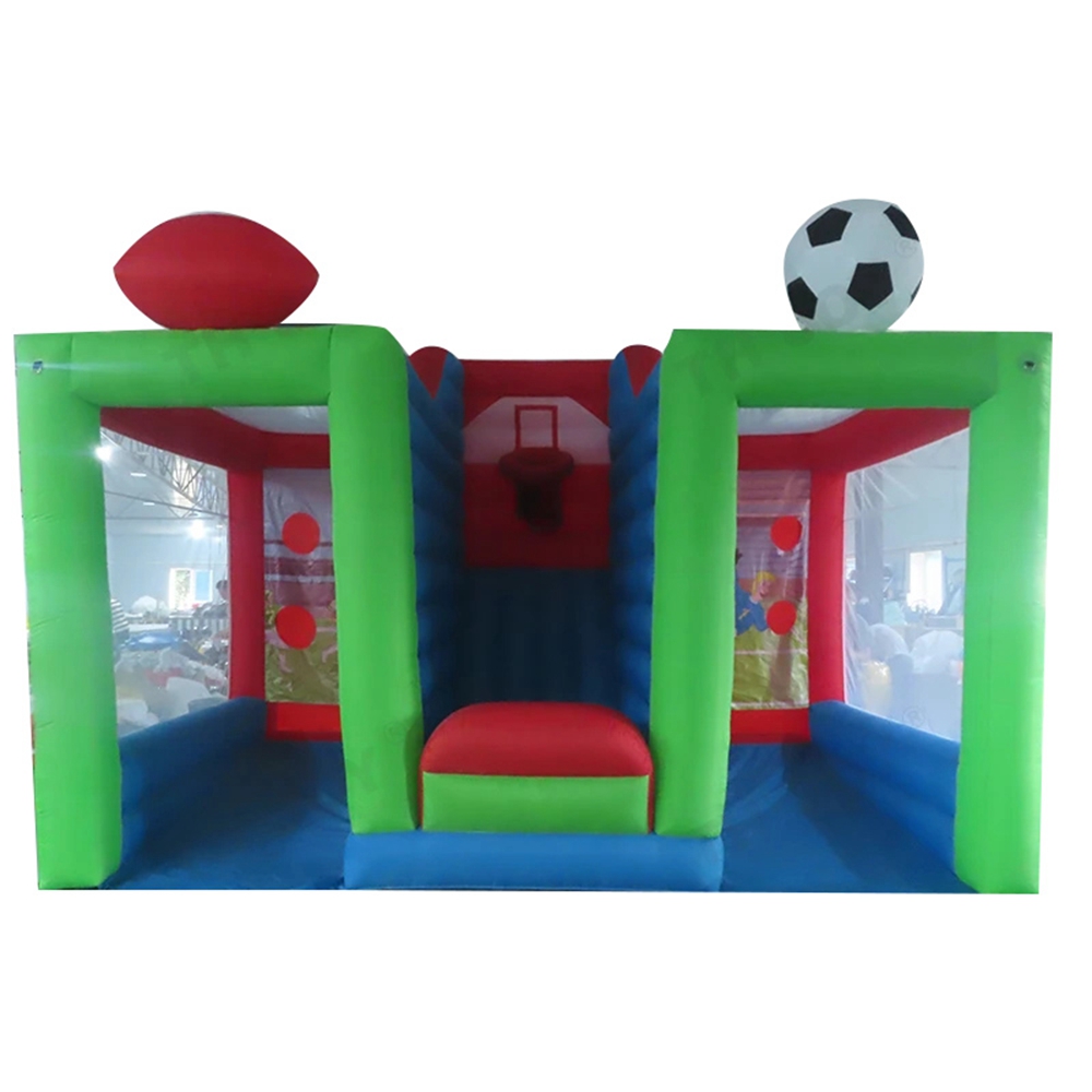 3 in 1 Pvc sewing Outdoor games inflatable basketball soccer football cricket hoops dartboard Kids Shootting target new popular carnival Sport by ship to door