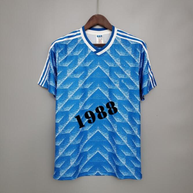 레트로 네덜란드 셔츠 1988 Gullit Home Away Jerseys van Basten Bergkamp V.Persie Koeman 빈티지 Holland 셔츠 클래식 셔츠 키트