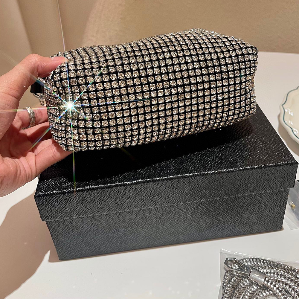 حقيبة حمل الماس الفاخرة 5A حقائب المصمم حامل البطاقة السيدات الأزياء كيس كتف كيس كوين محفظة مع محفظة مربع الهدايا