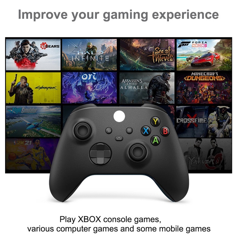 Partihandel trådlös PLC -styrenhet BT Video Gamepad Joysticks Vibration Game Controllers för Xbox Series S/X Windows PC