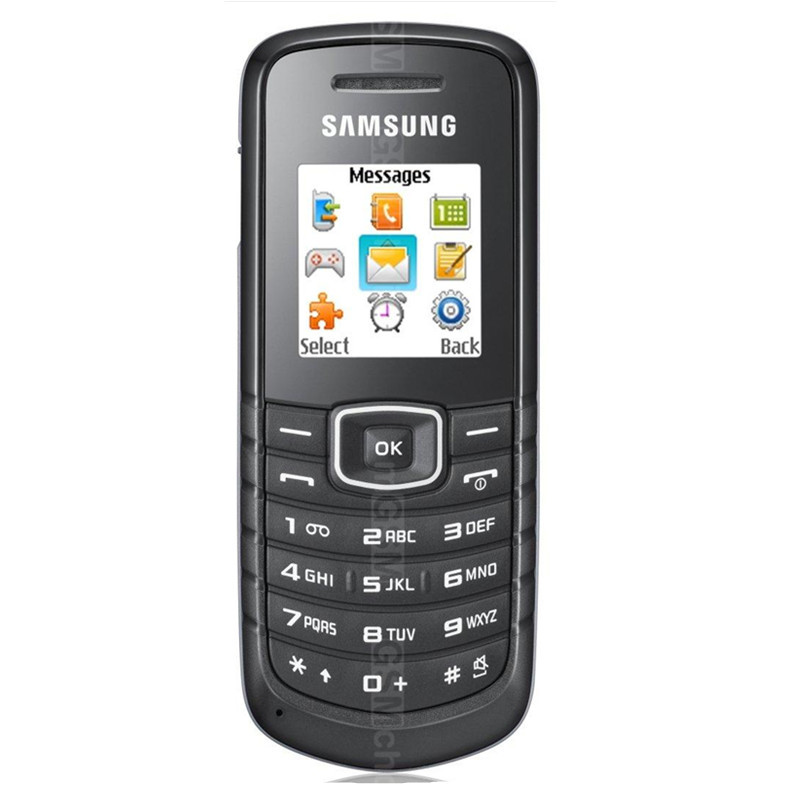 الهواتف المحمولة التي تم تجديدها الأصلي Samsung E1080 GSM 2G للطلاب الذين كبار السن فتحوا Mobilephone مع صندوق