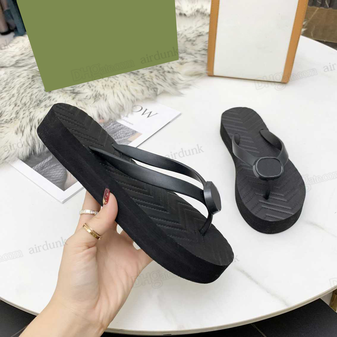 modedesigner dam flip flops enkla ungdomstofflor mockasinskor lämpliga för vår sommar och höst hotell stränder andra ställen storlek 35-42 heta sandaler 2023