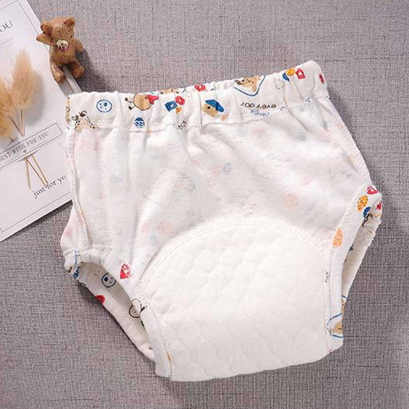 WHolesale 6 Layer Waterproof Cotton Baby Reusable cloth diapers with inserts Breathable Training Shorts Underwear Pants Nappy