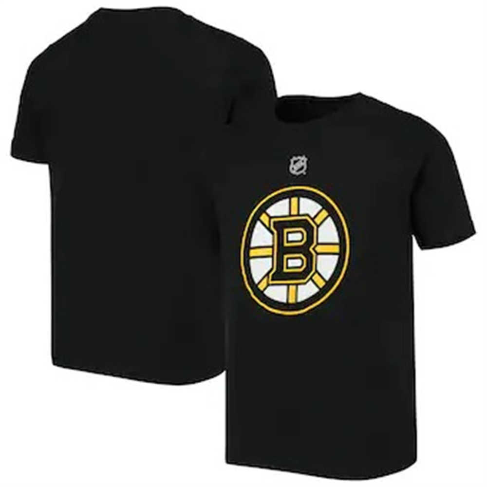 T-shirts pour hommes T-shirt pour hommes T-shirt imprimé Boston Summer surdimensionné à manches courtes Brown Bears Hommes Harajuku Sports Shirt T-shirt Équipe de hockey 022223H