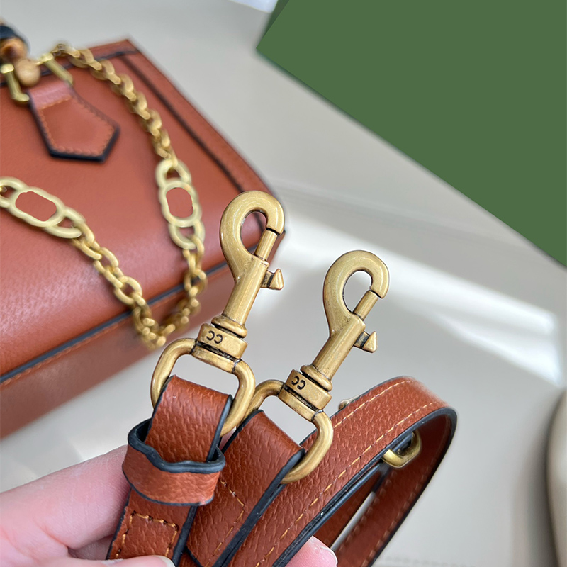 Designer-Taschen, Luxus-Damen-Umhängetasche, Umhängetasche, quadratische Tasche, Handtasche mit Buchstabenmuster, Damen-Geldbörse, vielseitige klassische Leder-Box-Handtaschen, sehr schön