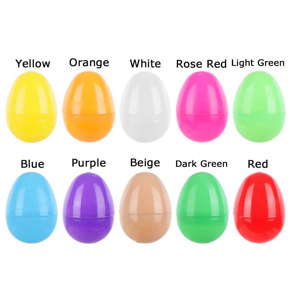 Party Decoration Funny Easter Hollow Add Treats Eggs Fillable Egg Plastic Y2302