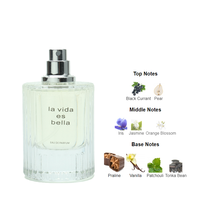 Inspire Parfum La Vida es Bella lyxig designer märke parfymer dofter för dam samma original lukt med långvarig