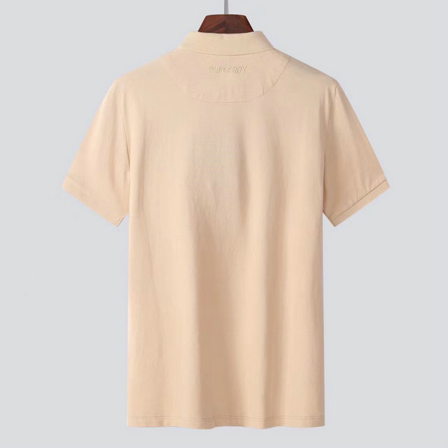 Paul Authentic Summer Pearl Mercerized Cotton Men's Polo Shirt Letter Embroideryカジュアルソリッド半袖TシャツM-XXXXL