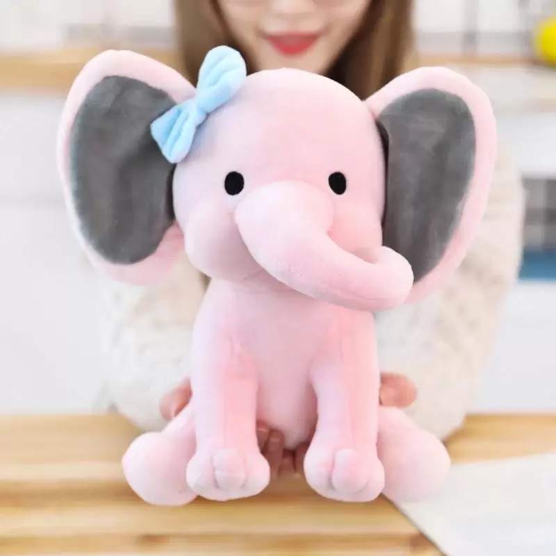 25 cm Elefanten-Plüschtier, Baby-Elefant-Komfortpuppe, Humphrey, weiche Plüschtierpuppen für Kinder