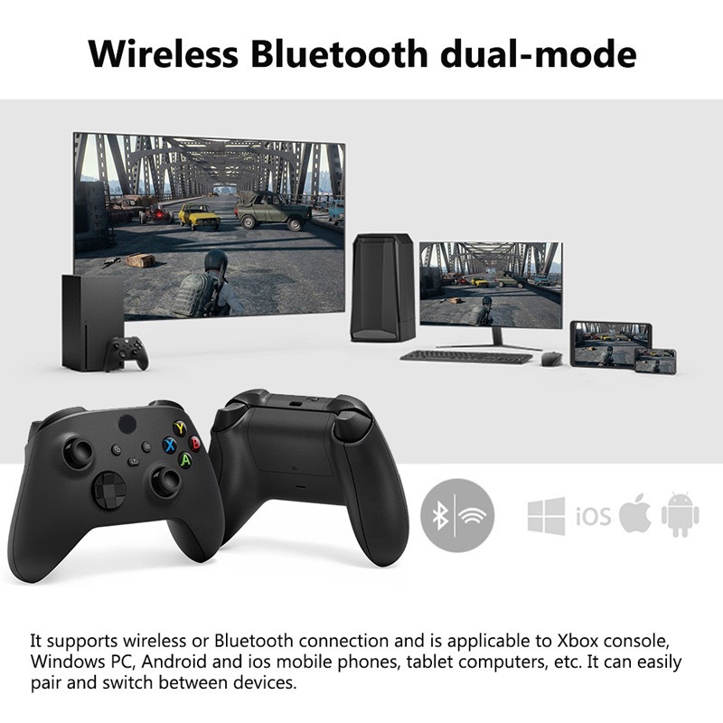 Hurtownia bezprzewodowa kontroler PLC BT GamePad Joysticks Vibration Game Controllery dla serii Xbox S/X Windows PC