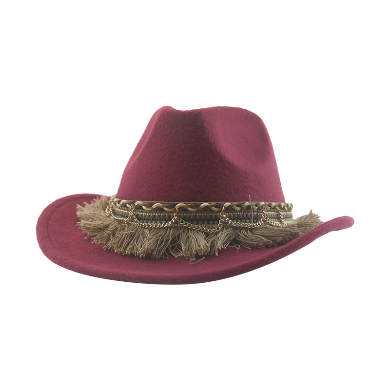 Cowboy hoed cowboy western cowgirl fedoras hoeden voor vrouwen casual vintage panama mannelijke hoed winter herfst jazz caps sombrero hombre