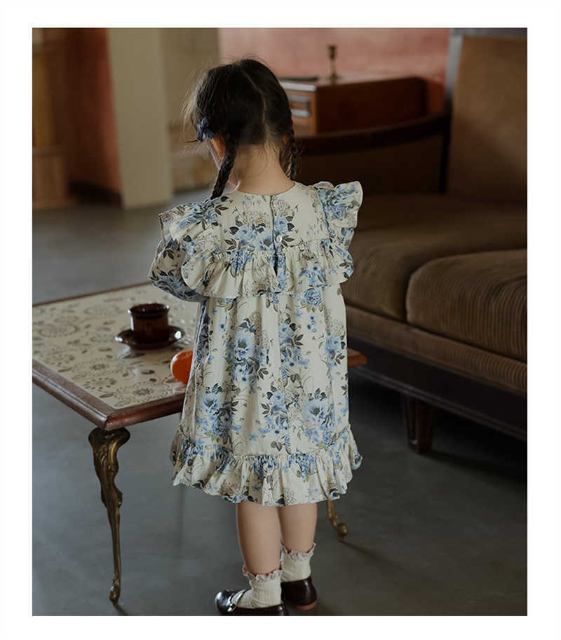 Vestidos da menina vestidos casuais para meninas dos desenhos animados crianças robe batismo projetado roupa de moda para 1-10 anos aniversário fantasia vestidos