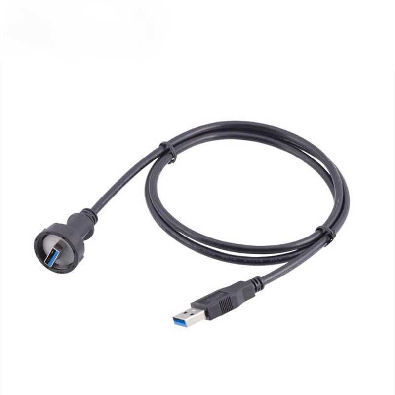 Vattent￤t USB 3 0 Anslutningsm￤tare Wire Socket Panel Mount Adapter f￶r kommunikationsutrustning och industri