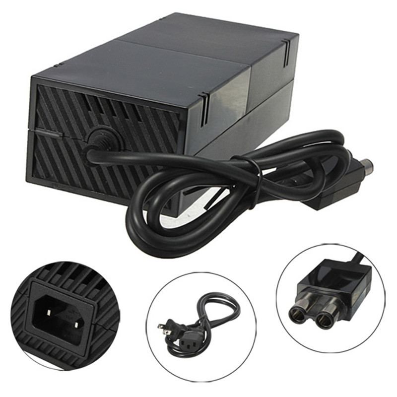 Xbox Oneの交換ACアダプター充電器12V 17.9Aアダプター電源レンガ型電源コードがサイレントファンに組み込まれています