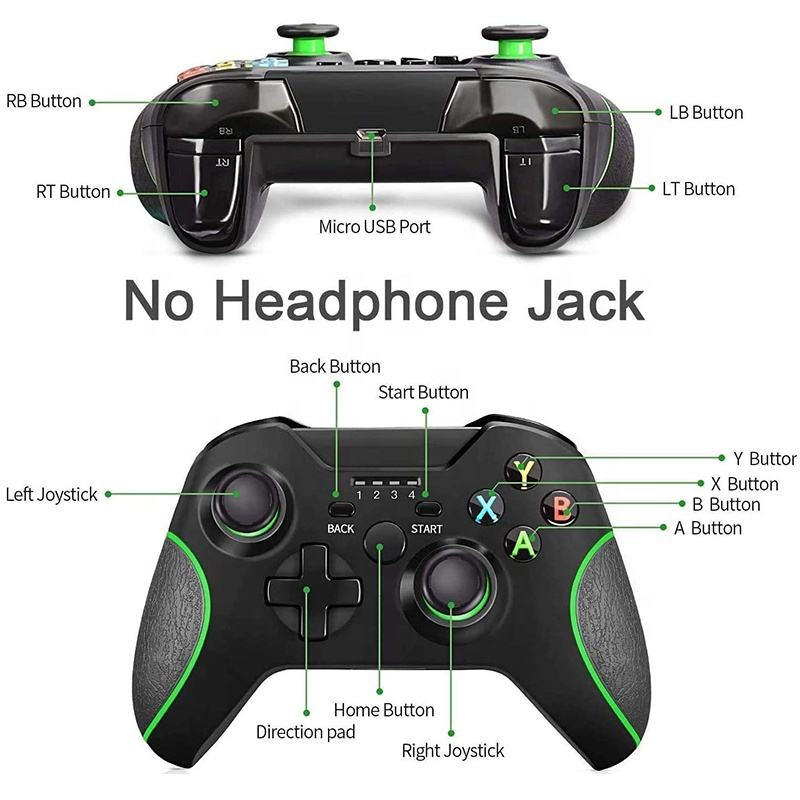 2.4G Беспроводной контроллер для Xbox One Console Gamepad Joystick Controllers для Xbox360 PS3 Смартфон Android PC3