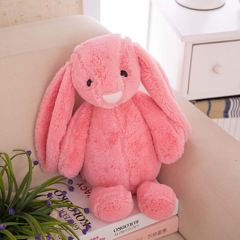 Fabricants entiers 5 couleurs 30cm lapin de pâques à oreilles longues jouets en peluche oeufs de pâques poupées enfants 039s lapin cadeaux 6771109