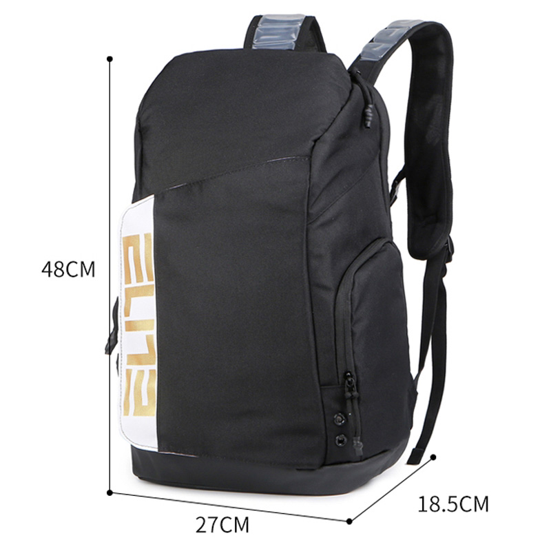 2024 UNISEX Elite Pro Backpack Max Air Spall Spall Basketball Back Back Borse Sports Bags Borse School Bianco nero grigio #28912