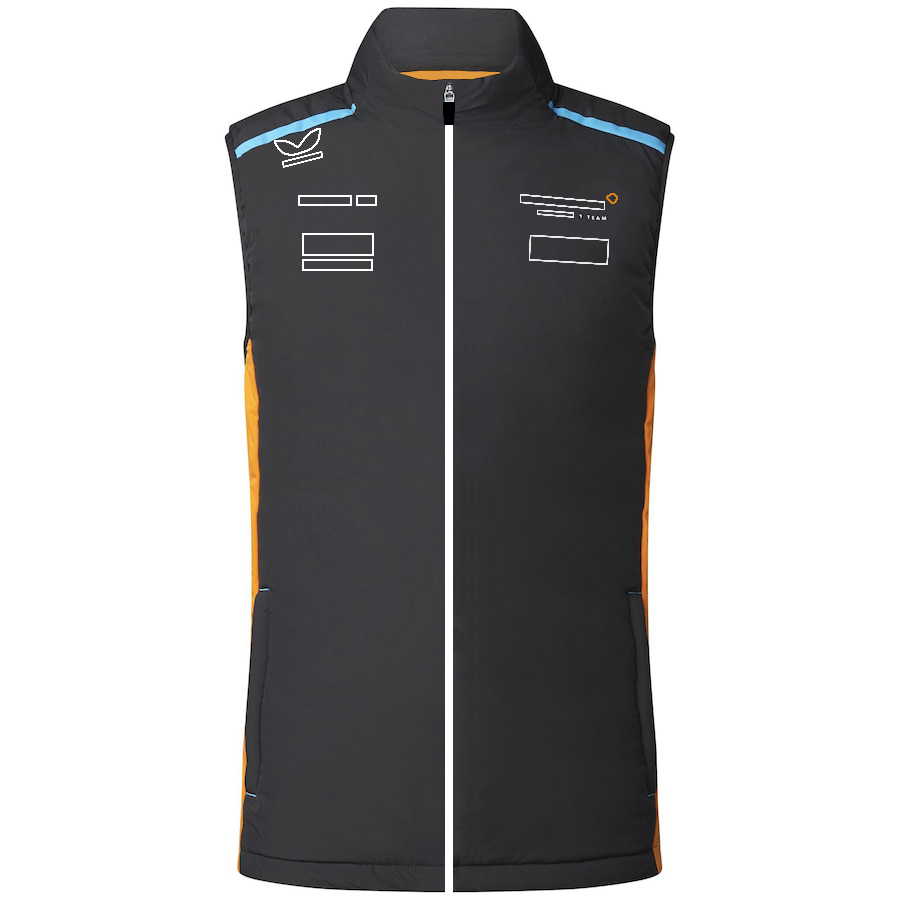 2024 Nieuwe F1 Racing Rits Vest Jas Formule 1 Team Mouwloze Jassen Driver Fans Plus Size Casual Sweatshirt Tops heren Jersey Jas