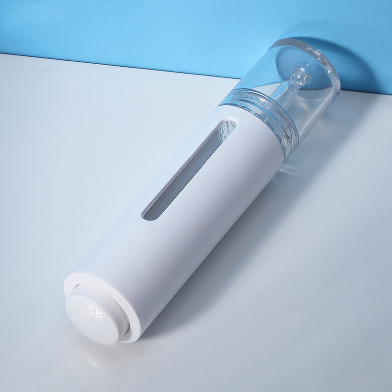 15ml Press syringe type cosmetic packaging plastic bottle water light needle tube eye cream essence serum bottles