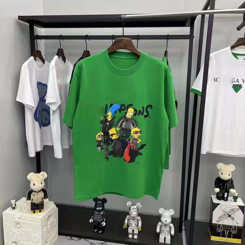 Novo camiseta de alta qualidade, roupas masculinas e casais masculinos e femininos de p￳lo simples impress￣o casual mangas curtas finas