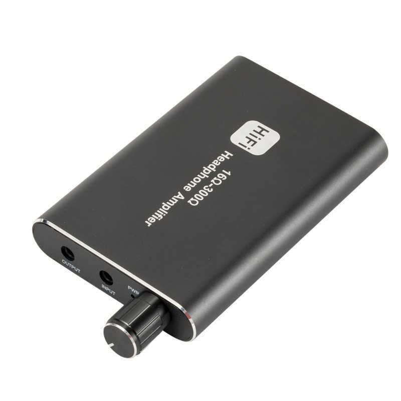 Hifi oortelefoonversterker draagbare aux in poort voor telefoon Android Music Player amp met 3,5 mm jack -kabel