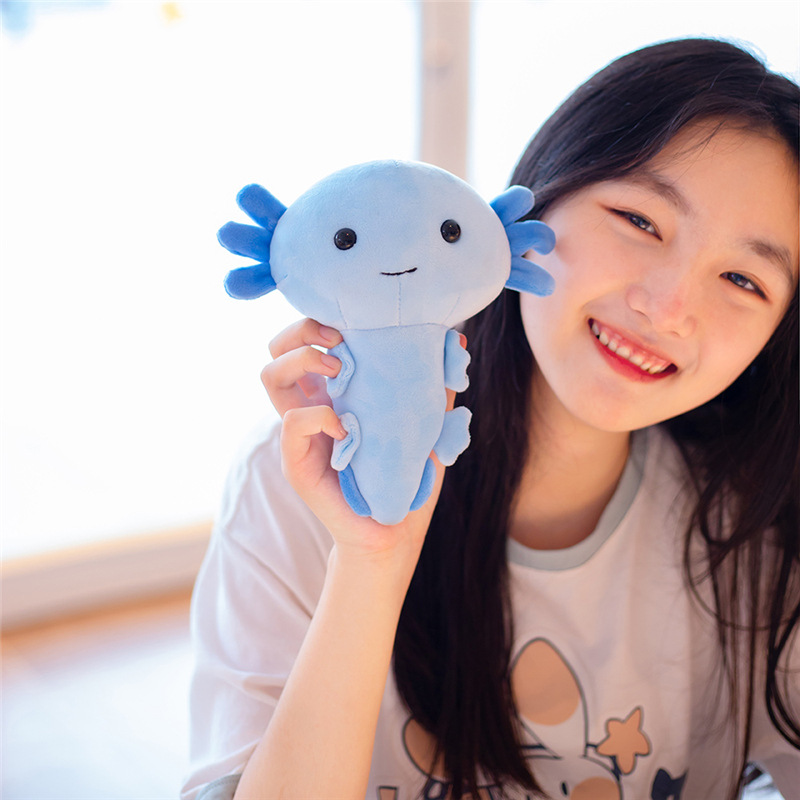 Axolotl pluche speelgoed kawaii dier axolotl plushies figuur poppen speelgoed cartoon axolotl gevulde poppencadeaus voor kinderen meisjes kussen speelgoed lt0031