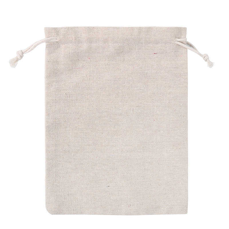 Drawable Linen Cotton Bag Wedding Gift Bags Pouches Retail Drawstring Pouch Jewelry Packaging Christmas Decor2665