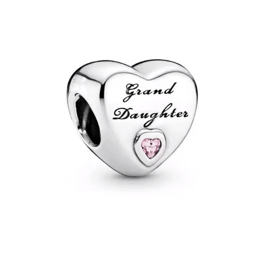 New Popular 925 Sterling Silver Characters Charm Beads Suitable for Primitive Pandora Bracelet Jewelry To Make Female Gifts