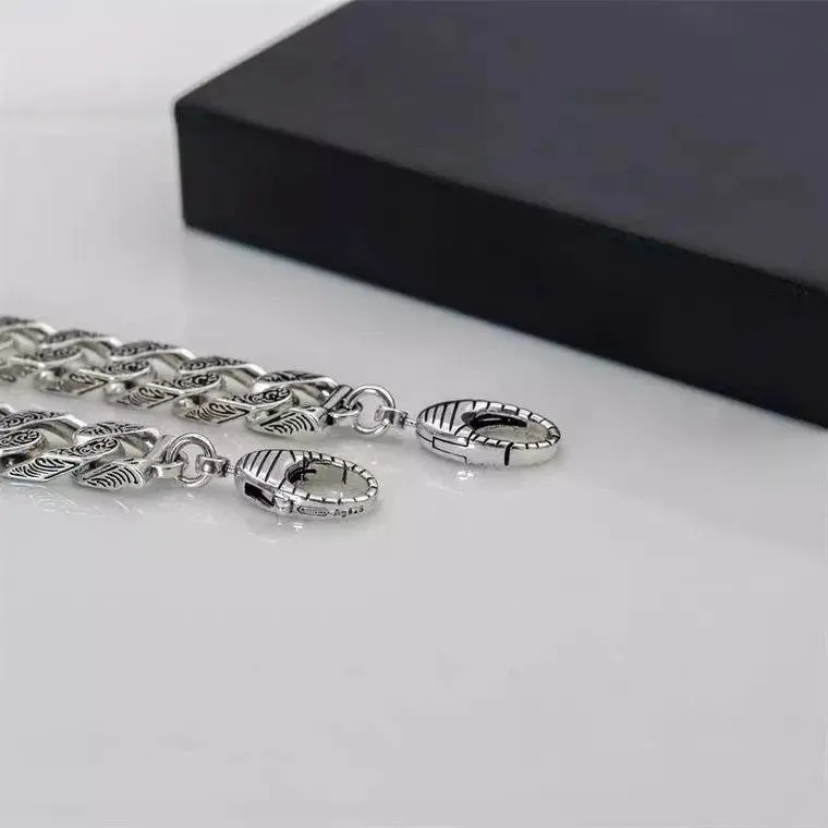 Bracelets de charme GU Lettre de bijoux de créateurs G Bracelet de chaîne Silver Double G pour hommes et femmes couples bijoux cJewel292J