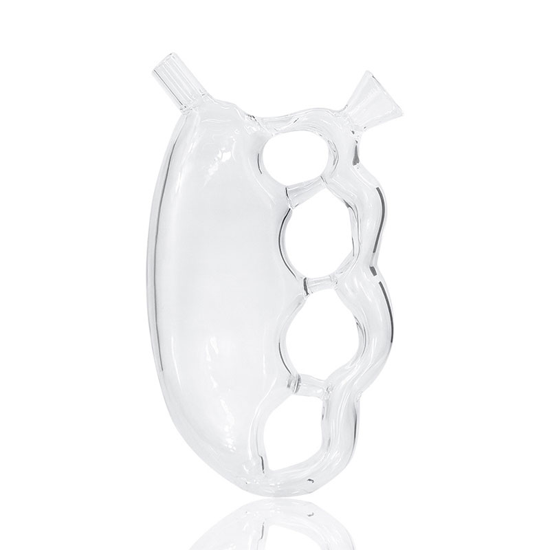 nueva pipa dedo forma de tigre filtro portátil pipa de agua bongs de vidrio