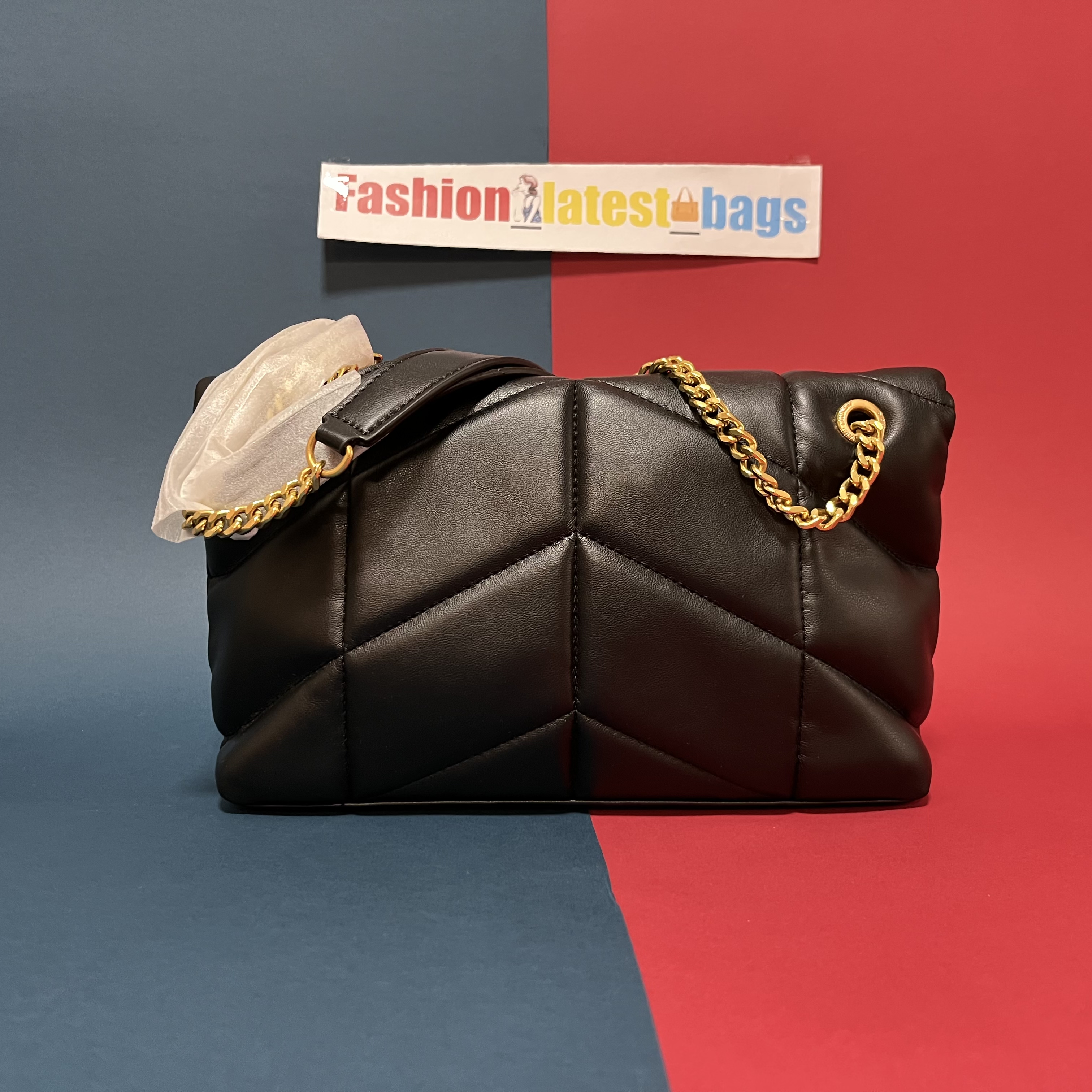 Brand Classic Flip Matte Leather Shoulder Bags Crossbody Bag 29cm Quality Women Tote Fashion Designer Luxury Handv￤skor Purs Loulou Puffer Chain Bag